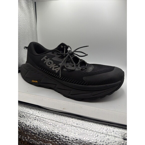 Hoka Skyline-Float X Triple Black Hiking Shoes Vibram Mens 11.5 D 1141610 BBLC main image 8
